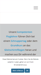 Mobile Screenshot of flugschule-hochries.de